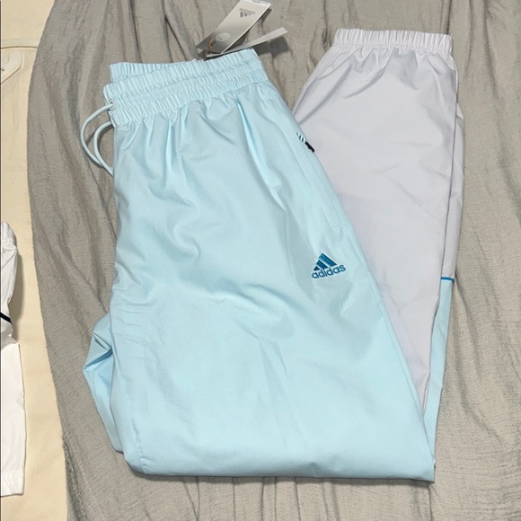 adidas Other - adidas Men’s Light Blue & White Athletic Joggers NWT